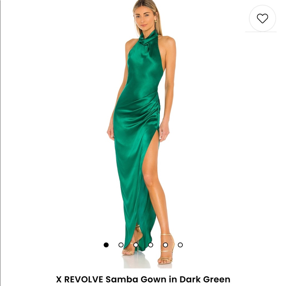 Amanda uprichard samba gown dark green
